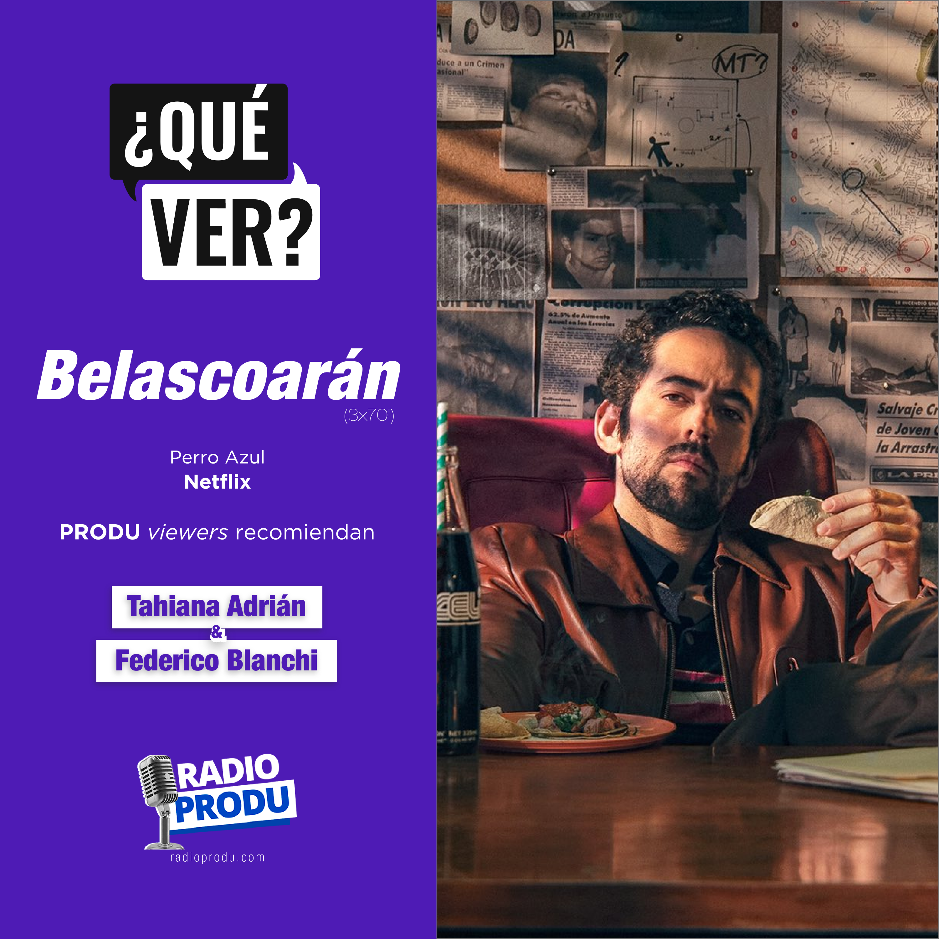 ¿Qué ver?: ‘Belascoarán’ recrea el México de los 70 en la gesta de un detective rebelde